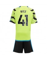 Arsenal Declan Rice #41 Vieraspaita Lasten 2023-24 Lyhythihainen (+ shortsit)